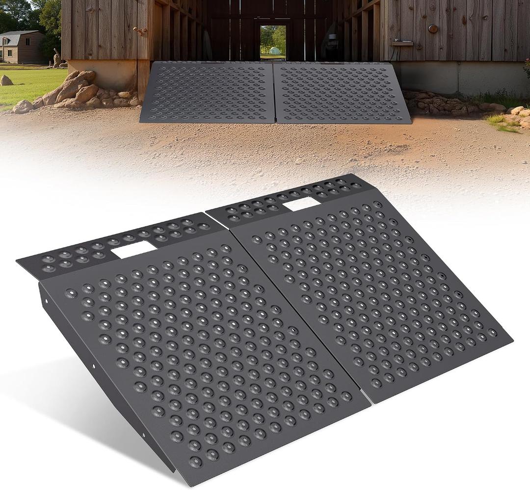 29" x 48" Shed Ramps, 1500LBS Heavy Duty Loading Ramp for Mowers & ATVs