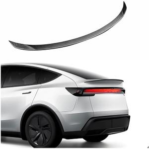 ABS Spoiler for Tesla Model Y Juniper 2026, Matte Carbon Fiber Look Trunk Wing2025-2026 Tesla Model Y Juniper Accessories (Matte Carbon Fiber Surface)