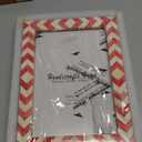 Handicrafts Home Red Picture Frame, Handmade Bone inlay 5x7 Frame for Living Room, Bedroom, Office, Desk, Shelf & Gallery Wall, Boho & Coastal Home Decor, Gallery Wall, Mosaic Chevron Collection