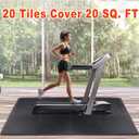 Kangler 20 pcs Gym Mats Set - EVA Foam Puzzle Floor Mats, High-Density Interlocking Foam Floor Tiles Home Workout Exercise Mats for Play-Room Garage Pool Treadmill Garage Kitchen Flooring