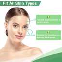 Facial Wax Strips - 100 Count, Facial Hair Removal for Women, Waxing Strips for Face Eyebrow Upper Lip Cheek Hair Remover, Quick & Painless Waxing Kit for All Skin Types