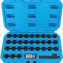 32 PCS Wheel Lock Removal Kit Compatible with Mercedes Benz, Wheel Lock Key Set Wheel Lock Lug Nut Removal Kit for Removing and Locking