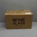 Red/White Wine Glasses Set of 12, 12 oz Clear Wine Glasses with Stem, Dishwasher Safe