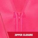 Radians SV22-1 Economy Type O Class 1 Safety Vest (Large, Pink)