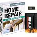 Book Safe with Combination Lock, Hidden Safe (10.55 x 7.95 x 2.62 Inch) with Fireproof Bag, Secret Diversion Safe, Hollow Book Box Hidden Storage, Money Safe Box for Cash (Home Repair)