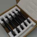 TUNNY 10 Pack Cabinet Handles-5"/128mm Screw Spacing Matte Black Furniture Hardware Handles for Kitchen Cabinets Bedroom Dresser Wardrobe Cabinet Pulls