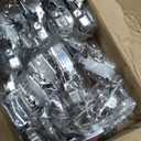 BESTEEL 24 Pack 1/2 inch Overlay Soft Close Cabinet Door Hinges for Kitchen Cabinet Hinges, 100 Degree Opening Angel, Stainless Concealed Kitchen Cabinets Hinge Self Closing with Drilling Tool &Manual