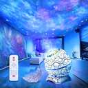 Dinosaur Egg Galaxy Star Projector Starry Light with Wireless Music Player, Night Light with White Noise, Nebula,Timer & Remote Control Best Gift & Decoration for Children's and Adults' Bedroom