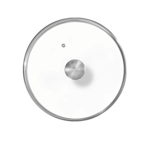 Victoria Round 10-Inch Glass Lid for Cast Iron Skillet or Pan, Custom Made for Only Victoria Brand, Diameter 9.5-Inch
