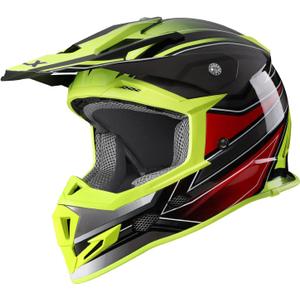 GLX GX23 Dirt Bike/Motocross Helmet - Sear Yellow, Medium - DOT Approved