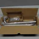 TVWOO Nickel Wrap Around Curtain Rods 28 to 48":Blackout Adjustable Window Curtain Rod,Room Darkening Heavy Duty Curved French Metal Single Drapery Rods for Bedroom Kitchen Easy Install,Brushed Nickel