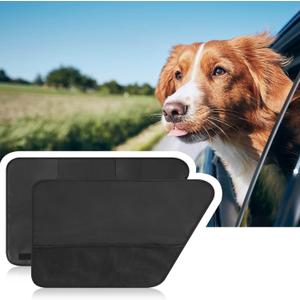2PCS Car Door Protector for Dogs,Waterproof, Anti-Scratch, with Mesh Pockets for Snacks & ToysVehicle Door Protectors for Cars, Trucks, SUVs
