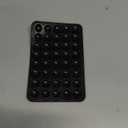 Silicone Sticky Phone Grip, Adhesive Suction Cup Phone Case Mount, Phone Grip with Strong Suction for Cellphone, Non Slip Hands-Free Phone Accessories Holder for Selfies and Videos (1pc-Black)