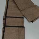 Joywell Armchair Caddy for Couch Remote Control Holder Recliner Armrest Organizer Non Slip Sofa Arm Chair Caddie with 6 Pocket Storage for Magazine, Tablet, Phone, iPad, Chocolate (19'' x 35'')