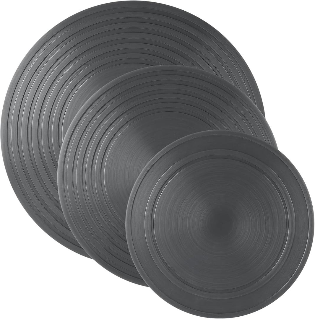 QTLCOHD 3 Pcs Heat Diffuser Plate Set (8", 9", 11"), 4mm Thick Heavy Duty Aluminum Heat Diffusers with Lifter for Gas Stove Glass & Induction Cooktops