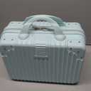 Dansydaisy Adult Game Toy Storage Organizer Case and 9 Pcs Toy Storage Bags, Reusable Organizer Case Lock Box for Women and Men, 3 Sized Bag for Home(Medium,Regular Style,Sky Blue Color)