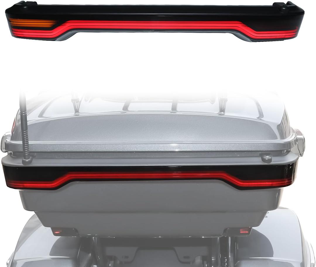 LED King Tour Pack Tail Light, 3 in1 LED Trunk Running Brake Turn Tail Lamp for Harley Touring Road Glide Street Glide Electra Glide Ultra Limited 2014-2025 Accessories