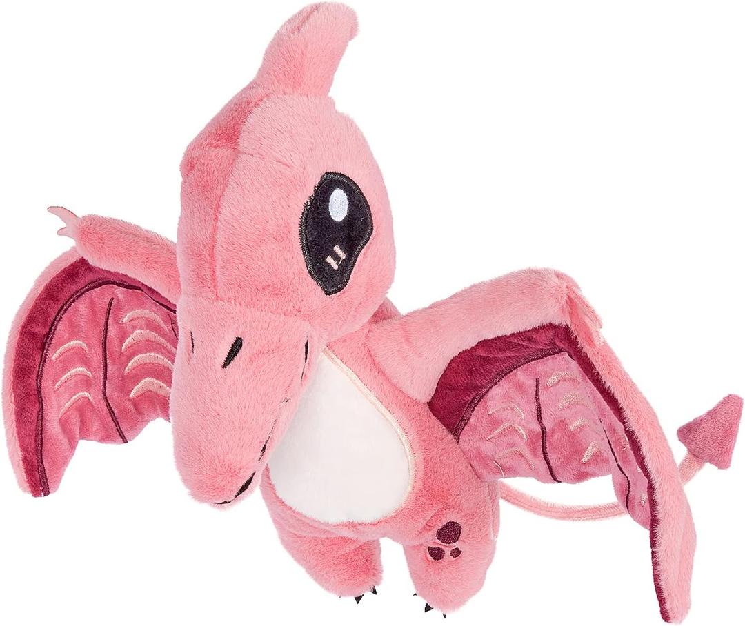 TCBunny Baby Dinosaur 14" Stuffed Animal Plush Toy, Kid's Gifts for Boys, Girls, Birthday, Valentine, Christmas (Pterosauria - Pink)