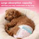 Female Dog Diapers,Disposable Dog Diapers,50 Count,Small,Super Absorbent Leak-Proof Diapers for Dogs in Heat,Excitable Urination,or Incontinence