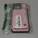 Compatible with Magsafe for iPhone 15 Pro Max Wallet Case Magnetic Card Holder, RFID Blocking 2 in 1 Detachable Kickstand Shockproof Case for Women Men