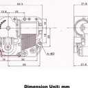 BinkeGG Clockwork Music Box Spare Part Grey Wind Up Sankyo Musical Mechanism Tune: You are My Sunshine
