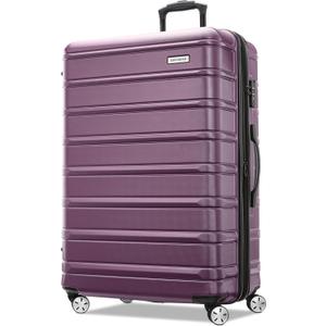 Samsonite Omni 2 Hardside Expandable Luggage with Spinner Wheels, Checked-Large 28-Inch, Purple