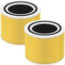 2 Pack Core 300 Replacement Filter for LEVOIT Core 300 and Core 300S Air Purifier, 3-in-1 Core 300 Pet Aller-gy Filter Efficiency Activated Carbon Filtration System, Core 300-RF-PA