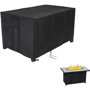Fire Pit Cover Rectangular 42 Inch, Propane Gas Fire Pit Table Cover, Outdoor Waterproof Firepit Table Cover - 42 X 24 X 24 Inch