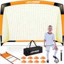 Soccer Goals for Backyard Set, Portable Kids Toddler Soccer Goal 6' x 4', Pop Up Soccer Net Soccer Training Equipment with Size 4 Soccer Ball, Carry Bag, Games, Sports, Outdoor Play, Youth