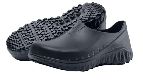 Shoes for Crews Unisex Slip-Resistant Work Clogs - Comfortable, Non-Slip Work Shoes for Men & Women in Food Service, Healthcare, Hospitality - Bloodstone, Size M9 W11