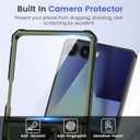 VEGO Case for Samsung Galaxy Z Flip 7 with Built-in Screen Protector & Hinge Protection[Anti-Scratch][360Rotating Stand] Full Body Drop Proof Protective Phone Case for Galaxy Flip 7(Not for FE)-Green