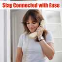 Uvital Corded Phones for Landline, Wall-Mount Telephones for Landline Phone with Loud Ringer, Easy to Operate-Desktop Phone, No Power Required, Emergency Telephone