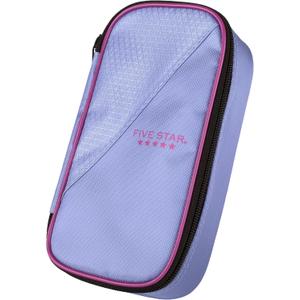 Five Star Pencil Pouch, Pen Case, High-Capacity Zipper Pouch, Storage Organizer for School Supplies Earbuds Chargers Cables Makeup, Lilac/Berry
