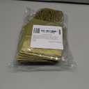 AZOWA Bronzing Gold Gift Bags Mini Kraft Paper Bags with Handles (4.7 x 2.4 x 6 in, Gold, 25 Pcs)