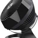 Vornado 660 Large Whole Room Air Circulator Fan for Home, 4 Speeds and 90-Degree Adjustable Tilt, Removable Grill, 10 Inch, Floor Fan for Bedroom, Office, Black