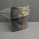 Storage Basket for Organizing, Woven Baskets for Storage, Rectangle Decorative Baskets for Shleves, Closet, Toys, Books, Nursery Organizer Bins - Pack of 3 (Black & Brown, 13"x9.85"x8.7")