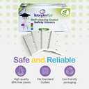 Self-Closing Electrical Wall Outlet Covers for Baby Proofing, Premium Plastic, Standard-Size Child Proof Outlet Cover, 4.6 x 3 Inches, Pack of 4, White - Wonderkid