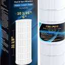 POOLPURE PAP200 Pool Filter Replaces Pentair Clean and Clear 200, CC200, Unicel C-9419, Ultral-C5, PP-C5, Filbur FC-0688, R173217, 59054400, Aladdin 29902, Baleen AK-8005, 200 sq.ft Cartridge, 1 Pack