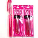 Platinum Fountain Pen, New Preppy, Fine Nib, Pink(PSQ-300#21) + Ink Cartridges SPN-100A#21 (Pink) Set (Japan Import) [Komainu-Dou Original Package]