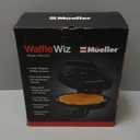 Mueller Heart 5 Waffle Maker, Waffle Iron, Adjustable Browning Control & Nonstick, Cool Touch Handle, Easy to Clean, Small Kitchen Appliances