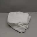 Amazon Basics Lightweight Pleated Bed Skirt, King, Bright White, Solid