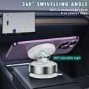 360° Adjustable Vacuum Magnetic Car Phone Holder for Magsafe, Auto Suction Cup Phone Mount for Windshield/Screen, Cell Phone Holders for Your Car for All Smartphones & All Car Models