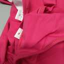 SEAFORM Women's Bikini Sets Two Piece Tummy Control Swimsuit High Waist V-Neck Beachwear Twist Front Straps Bathing Suits (Pink, M)