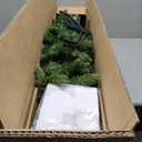 5-ft Pre-Lit Hinged Artificial Christmas Tree with 390 Tips and 180 Multicolour Lights