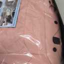 SCOMEE Leather Car Seat Covers Full Set Automotive Seat Protectors, Pink