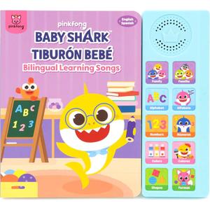 Pinkfong Baby Shark Bilingual Musical Sound Book  English Spanish Learning Songs | Interactive Educational Book for Babies and Toddlers 1-3 | Baby Shark Learning Book