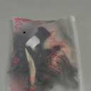 Lilosy Sexy Floral Embroidery Mesh Sheer Underwire Push Up Garter Belt Lingerie Set 3 Piece (Large, Black)