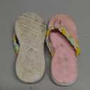 WateLves Girls Flip Flops Non-Slip Casual Thong Sandals Summer Sandal Shoes for Beach Swim Pool (Little Kid/Big Kid), Size 34