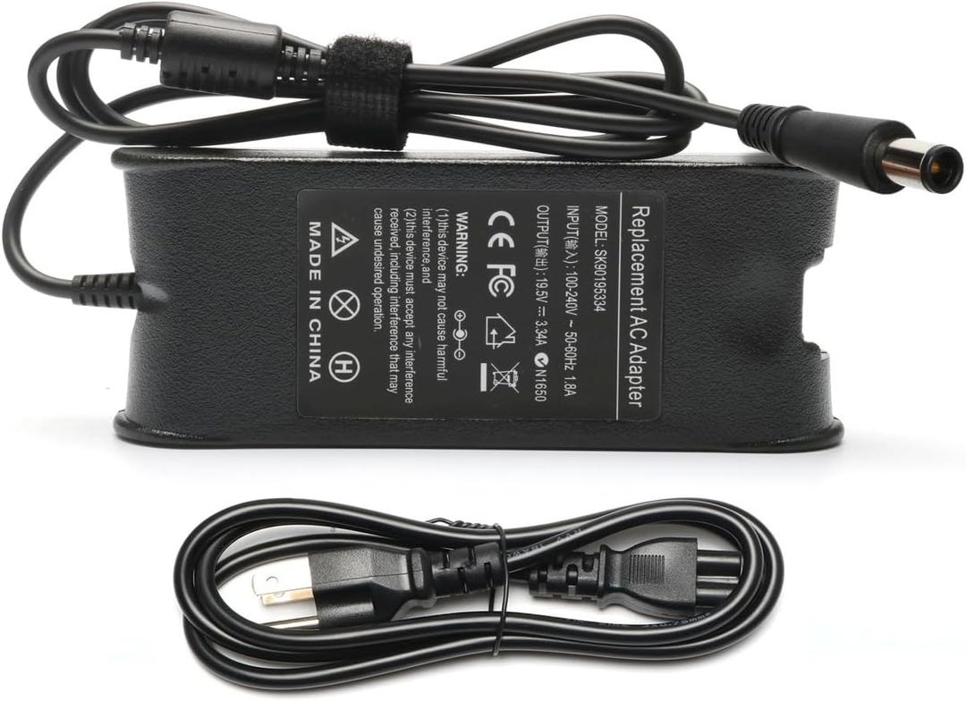 19.5V 3.34A 65W AC Adapter Laptop Charger Compatible with Dell Latitude 3190 3189 3140 3120 3310 5400 5480 5490 7490 E5500 E5470 E6430 E6500 E6530 Chromebook 11 3120 3180 3189 Series