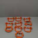 BestMounts - 10 Pack Nail-ON Low Voltage Mounting Brackets 1 Gang Multipurpose New Construction - Drywall Outlet Cable Wall Plate Bracket for Telephone Wire, Network Cable, HDMI, Speaker Wire (Orange)